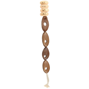 Cuentas Espaciadoras Redondas Grandes de Madera Natural para Macramé, Manualidades y Decoración, Venta al Por Mayor - Product Image 2