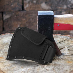 Étui de protection pour hache d'extérieur en cuir véritable de haute qualité et durable, housse de lame d'hachette en acier inoxydable, pour le bricolage du bois - Product Image 6