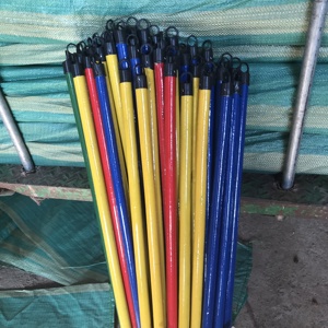 <b>Wooden</b> Sticks Mix 4 Color PVC <b>Wooden</b> <b>Broom</b> <b>Handle</b> in Vietnam/ <b>Wooden</b> mop sticks/ <b>Handle</b> pvc coated - Product Image 1