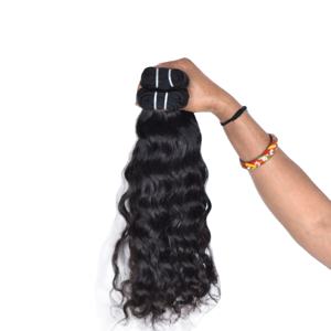 Extensiones de cabello indio virgen brasileño 100%, paquetes naturales de ondas profundas sueltas onduladas negras rizadas de Temple Vendor - Product Image 1