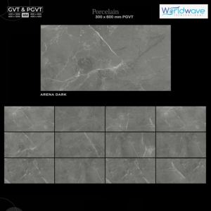 Azulejos de Porcelana Cerámica GVT PGVT con Aspecto de Mármol Brillante de 300x600 mm, Suavidad Satinada Premium, para Baños de Lujo, Calidad de Exportación - Product Image 5
