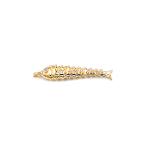 Pendentif en laiton plaqué or 18 carats en forme d'œil de poisson avec zircone cubique pour la fabrication de bijoux et colliers - Product Image 5