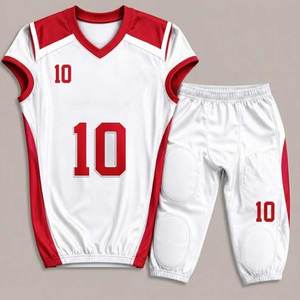 Jersey de Fútbol Americano Ligero OEM, Diseño Popular de Manga Corta, Transpirable, Uniforme de Talla Grande para Jugadores de Fútbol - Product Image 2