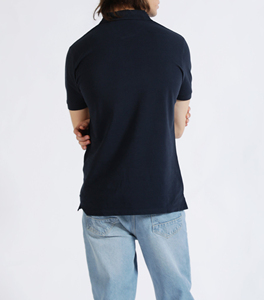 Nouvelle Arrivée 2025 – Polo Homme à Manches Longues avec Épaules Tombantes et Rayures, 100% Coton, Coupe Ample, Personnalisable Numérique - Product Image 4