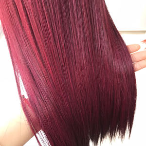 Super doble dibujado negro vietnamita largo peluca cierre 5x5 | Hueso recto de alta calidad - Product Image 3