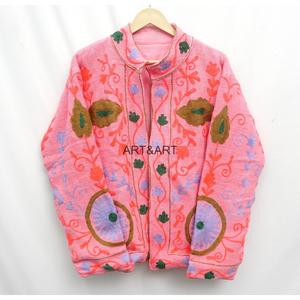 Chaqueta Suzani Bordada a Mano Estilo Boho, Chaqueta Floral, Chaqueta Suzani Bordada, Chaqueta TNT, Ropa de Mujer - Product Image 1