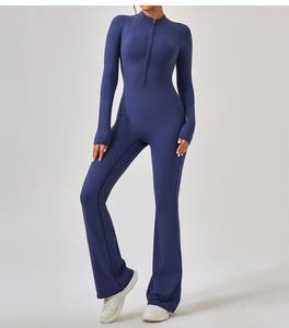 Mono personalizado de verano y primavera, negro, sexy, sin mangas, de spandex, largo, de una pieza, para mujer. - Product Image 6