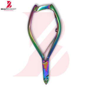 Rainbow Titanium Coated Cuticle Nipper Professional Stainless Steel Multi Color Dead Skin Scissors Sharp <b>Edge</b> Nail Care <b>Tool</b> - Product Image 5
