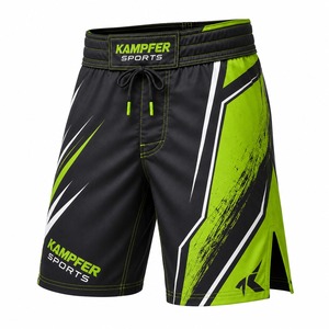 Pantalones Cortos MMA KAMPFER INDUSTRIES 2026 de Alta Calidad para Hombre, Tela Elástica de Poliéster y Spandex, Transpirables y de Secado Rápido para Entrenamiento de Lucha UFC - Product Image 4