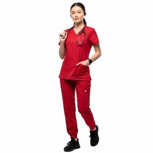 OEM Breathable Nurse Scrub <b>Set</b> Comfortable Medical Uniform Customized Hospital Clothing Nursing Scrub Suits Customized - Product Image 3