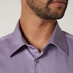 Camisa de Vestir Clásica para Hombre, Estilo Ejecutivo, Manga Larga, Cierre de Botones, Cuello Elegante, Tela Cómoda y Moderna - Product Image 3