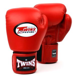 Gants de boxe Muay Thai MMA pour jumeaux, faits à la main, en cuir de vachette véritable, avec fermeture auto-agrippante, pour une prise complète des doigts et une évacuation de l'humidité - Product Image 4