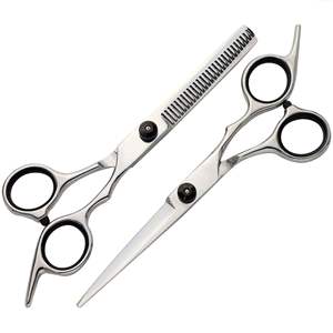 Ciseaux de coiffure professionnels en acier inoxydable pour droitiers, manche en céramique ergonomique, manche long, style japonais - Product Image 1