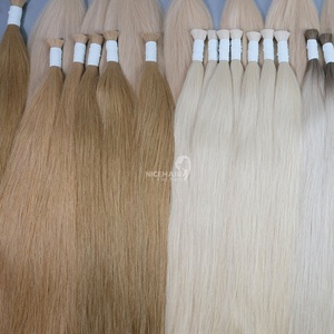 Vente en gros de cheveux vietnamiens sans silicone 100% extensions de cheveux humains bruts cheveux vierges doux et soyeux en vrac - Product Image 6