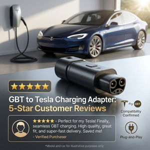 Adaptador de Carga para Vehículos Eléctricos con Certificación CE, de GB/T a Tipo 2, Convertidor de Carga Rápida AC/DC para Carga de Vehículos Eléctricos de GB/T a Tipo 2 - Product Image 1