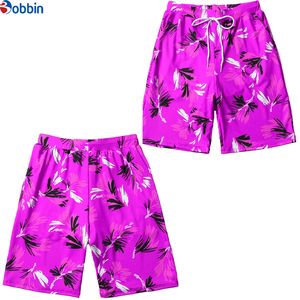 Shorts décontractés pour hommes, confortables, personnalisables, en polyester/coton, couleur unie, pour yoga, entraînement et fitness - Product Image 5