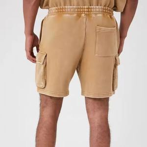 Ensemble short et débardeur personnalisé avec logo, sans manches, à capuche, deux pièces, short cargo, vêtements d'été, ensemble débardeur et short pour homme - Product Image 5