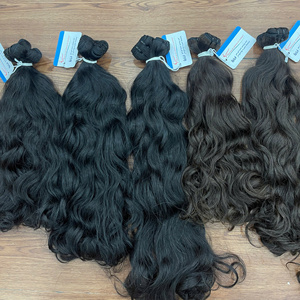 Extensiones de Cabello Ondulado de Primera Calidad, 100% Cabello Humano, Suave y Voluminoso, Ondas Naturales, Puntas Gruesas, Disponibles en Stock, Envío Rápido - Product Image 4