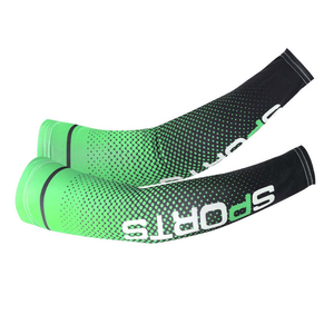 Sports <b>Arm</b> <b>Sleeves</b> Black White Gradient Print Anti-Uv <b>Compression</b> Cycling Outdoor Unisex Adult - Product Image 2