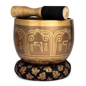 Cuenco de metal artesanal premium con mazo de madera, cuenco de sonido para meditación, sanación, yoga, mindfulness y relajación - Product Image 6