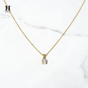 Collar Minimalista con Colgante Solitario de Diamante Cultivado en Laboratorio con Corte Cojín en Oro de 14k, Certificado IGI, Joyería Fina para Mujer - Product Image 2