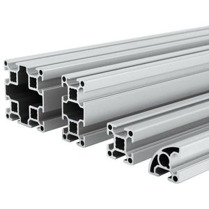 Perfiles de Aluminio de la Serie 6000 para Puertas y Ventanas, Servicios de Doblado, Corte y Soldadura, Tolerancia del 1%, Entrega en 7 Días, 7 Decoraciones - Product Image 5