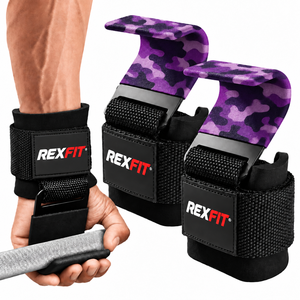 Crochets de levage professionnels pour soulevés de terre, entraînement de musculation, bandes de poignet réglables, personnalisation de marque, vente en gros pour le sport et la gym - Product Image 1