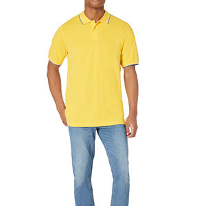 Polos de golf lisos al por mayor, manga corta, OEM, con impresión personalizada de logotipo, diseño en blanco, 100% algodón, polos deportivos para hombre - Product Image 5