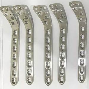 Placa Lateral Proximal ICP de 45 mm y 50 mm, Izquierda/Derecha, 10 Piezas, Placas de Fijación Ósea Ortopédicas de Acero Inoxidable Reutilizables para Perros - Product Image 6