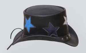 Chapeau de cowboy classique en cuir véritable, style western, pour ranch, équitation, rodéo, extérieur, mode, large bord, qualité artisanale - Product Image 2