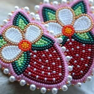 12. Wholesale Boho Embroidery Beaded <b>Earrings</b> for Women Featuring Unique Handmade Designs for Summer Festival and Resort Fashion - Product Image 5