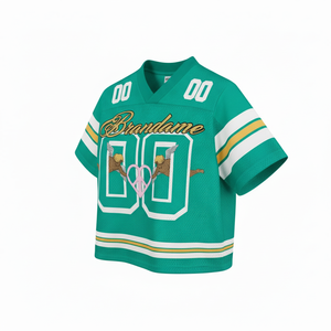 เสื้อฟุตบอลอเมริกันทรงบ็อกซี่แบบสั่งทำ OEM 2026 ผ้าแห้งเร็ว ระบายอากาศได้ดี เสื้อฟุตบอลแบบขายส่ง ชุดกีฬา - Product Image 3