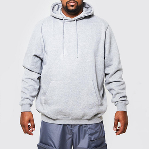 Abrigo de Invierno con Capucha y Media Cremallera para Hombre Clush Sports, Talla Grande, con Estampado Digital y Estampado por Descarga, Tela de Velour 100% Algodón - Product Image 6