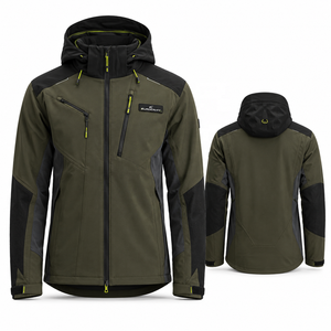 Chaqueta de Invierno con Capucha para Hombre, Chaqueta de Esquí y Snowboard con Cierre, Chaqueta Softshell Cálida, Superventas - Product Image 4