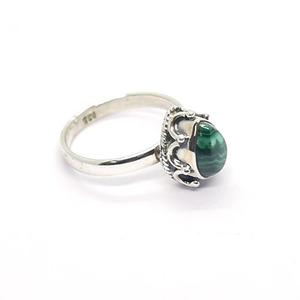 Bijoux en cristal naturel en gros, bague en malachite, bijoux en vermeil, bijoux fins sur mesure en gros - Product Image 2