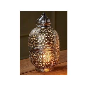 Faroles Decorativos Marroquíes de Metal con Efecto Latón, Ideales para la Decoración de Eid y Ramadán - Product Image 4
