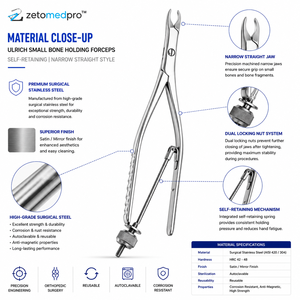 Rétracteurs manuels Zelpi à angle de 90 degrés en acier inoxydable allemand, instruments chirurgicaux orthopédiques - Product Image 4