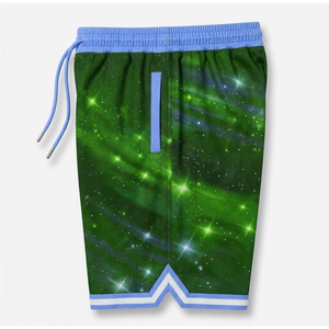 Shorts en maille respirante personnalisés pour l'été, shorts moins chers, nouveau style, shorts de basket-ball pour hommes - Product Image 2