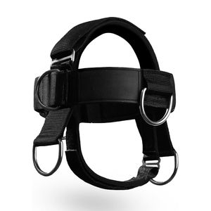 Arnés ajustable para la cabeza para ejercicios de cuello con correas acolchadas cómodas para entrenamiento de fuerza y desarrollo muscular - Product Image 1