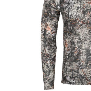 Chemise de chasse à manches longues pour homme, camouflage, col rond, polyester respirant, vêtement d'extérieur pour l'été, logo personnalisé, doublure en coton - Product Image 3