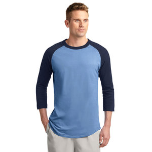 T-shirt en jersey de coton blanc et rose pour homme, à manches longues, col rond, coupe décontractée oversize, couleur unie, anti-plis, avec logo frontal tricoté - Product Image 1