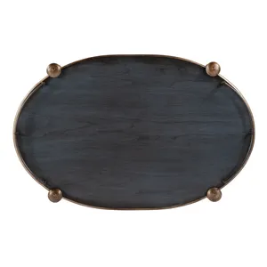 Chariot de service roulant en métal artisanal de luxe, fabriqué à la main, pour boissons, idéal pour salon, par Zahid Exports, sûr et fiable. - Product Image 3