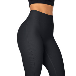 Custom Women <b>Flared</b> <b>Leggings</b> High Waist Yoga Pants OEM ODM Private Label Wholesale Activewear Manufacturer Supplier - Product Image 2