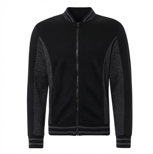 Chaqueta Varsity Unisex de Diseño Único con Logotipo Personalizado, Transpirable y de Secado Rápido, Cuello Alto, Cierre de Cremallera, Mangas Largas - Product Image 3