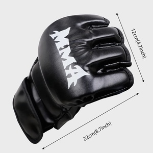 ราคาขายส่งปี 2026 ถุงมือ MMA รุ่นใหม่สำหรับผู้ชาย ราคาสมเหตุสมผล ถุงมือฝึกซ้อมหนังคุณภาพสูงสำหรับผู้ใหญ่ ถุงมือ MMA - Product Image 1
