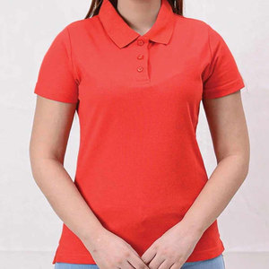 Custom Solid Color Short Sleeve <b>Polo</b> <b>Shirt</b> In Solid Color Trending Custom Size Casual Wear Breathable <b>Women</b> <b>Polo</b> <b>Shirt</b> - Product Image 1