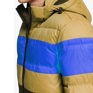 Chaqueta Acolchada Ligera para Hombre, Chaqueta con Capucha, Chaqueta de Plumón Acolchada, Chaqueta Cortavientos Cálida para Invierno - Product Image 5