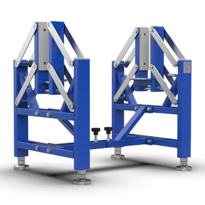 Support de polissage des bords AUSAVINA avec verrouillage automatique, cadre métallique robuste bleu - Product Image 4