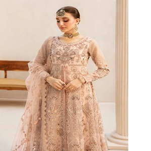 Ramsha Volume Wedding Organza Collection 3 piezas ropa de mujer India pakistaní para fiestas festivales para bodas especiales - Product Image 3