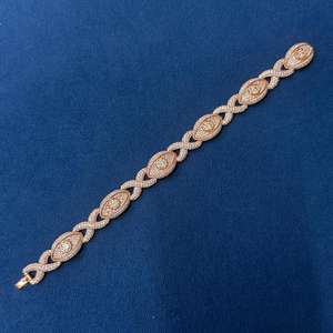 Pulsera de diamantes unisex a bajo precio, joyería fina de alta calidad, pulsera de diamantes cultivados en laboratorio disponible en grandes cantidades desde India. - Product Image 6